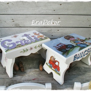 Névre szóló mesés sámli fiúnak keresztelőre ajándék - játék & sport - Meska.hu