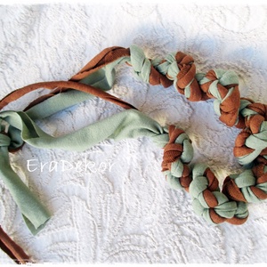 Ha nyár ha tél, akkor is textil nyaklánc  - ékszer - nyaklánc - medálos nyaklánc - Meska.hu