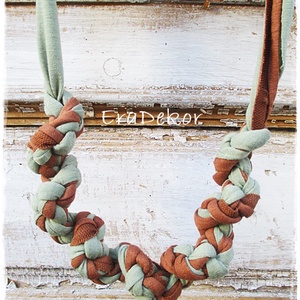 Ha nyár ha tél, akkor is textil nyaklánc  - ékszer - nyaklánc - medálos nyaklánc - Meska.hu