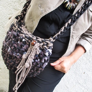  Rojtos BOHO táska, válltáska - táska & tok - kézitáska & válltáska - kézitáska - Meska.hu