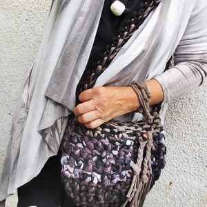  Rojtos BOHO táska, válltáska - táska & tok - kézitáska & válltáska - kézitáska - Meska.hu