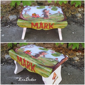 Erdős sünis sámli kisfiúknak 1db, Játék & Sport, Keresztelőajándékok, Festett tárgyak, MESKA