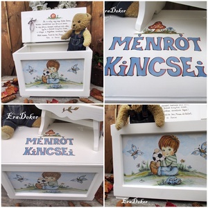 A focis kisfiú, mesés láda keresztelőre - játék & sport - keresztelőajándékok - Meska.hu