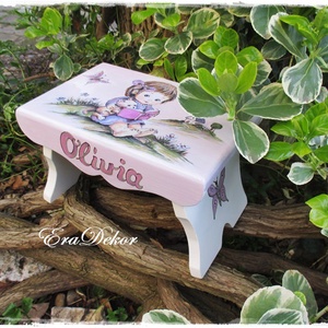 Az olvasó kislány és a cicája  - játék & sport - babalátogató ajándékcsomag - Meska.hu