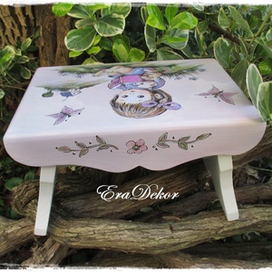 Az olvasó kislány és a cicája  - játék & sport - babalátogató ajándékcsomag - Meska.hu