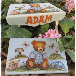 Mackós sámli kisfiúknak húsvéti keresztelőre - játék & sport - babalátogató ajándékcsomag - Meska.hu