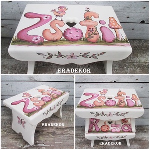  Első sámlim a nevemmel kislányoknak - Meska.hu