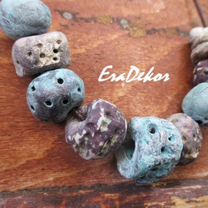 2db Bohém romantika nyaklánc türkiz, szürke - ékszer - nyaklánc - hosszú nyaklánc - Meska.hu 2db Bohém romantika nyaklánc türkiz, szürke - ékszer - nyaklánc - hosszú nyaklánc - Meska.hu