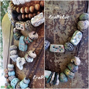 Bohém és rusztikus - ékszer - nyaklánc - hosszú nyaklánc - Meska.hu