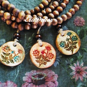 2 oldalas Virág nyakláncok 3db - Meska.hu