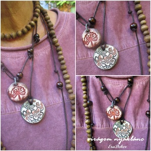 2db virágom nyaklánc  - Meska.hu