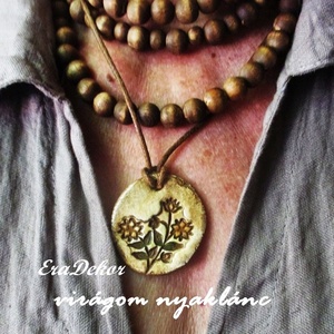 2db virágom nyaklánc  - ékszer - nyaklánc - medálos nyaklánc - Meska.hu