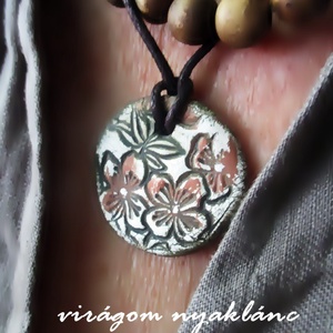 2db virágom nyaklánc  - ékszer - nyaklánc - medálos nyaklánc - Meska.hu