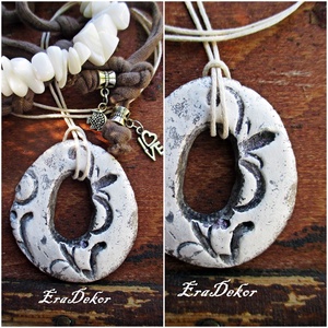 Kreatív fantázia nyaklánc   - ékszer - nyaklánc - medálos nyaklánc - Meska.hu