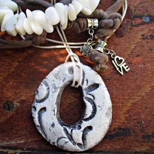 Kreatív fantázia nyaklánc   - ékszer - nyaklánc - medálos nyaklánc - Meska.hu