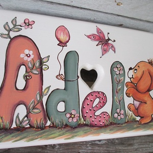 Névre szóló sámli kislányoknak keresztelőre - játék & sport - babalátogató ajándékcsomag - Meska.hu