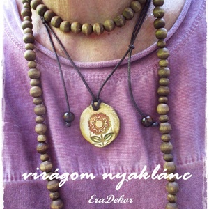 Napvirág nyaklánc - ékszer - nyaklánc - medálos nyaklánc - Meska.hu