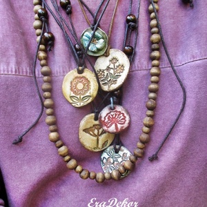 Virágnyaklánc - ékszer - nyaklánc - medálos nyaklánc - Meska.hu