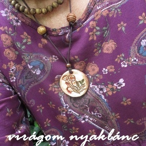 Virágnyaklánc - ékszer - nyaklánc - medálos nyaklánc - Meska.hu
