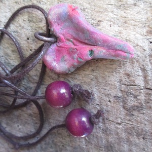 Szív küldi, szívnek, szívesen - ékszer - nyaklánc - medálos nyaklánc - Meska.hu