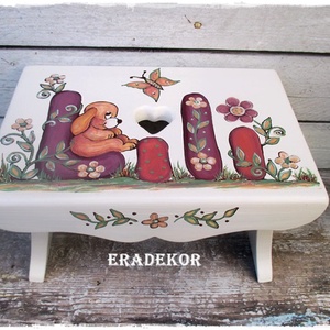 Kutyusos mese ajándék kislánynak keresztelőre - otthon & életmód - bútor - szék & fotel - Meska.hu