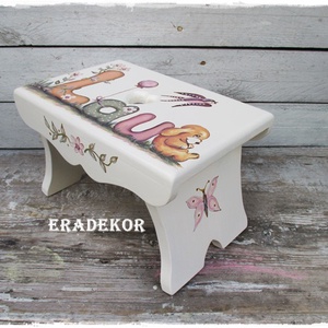 Festett sámli, ajándék kislánynak keresztelőre - otthon & életmód - bútor - szék & fotel - Meska.hu