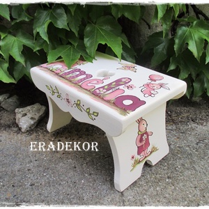 Festett sámli, ajándék kislánynak keresztelőre - baba - mama - keresztelő kellékek - keresztelőajándékok - Meska.hu