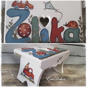 Festett, labdás, autós sámli kisfiúknak - Meska.hu