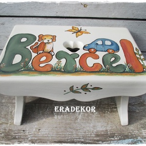 Festett sámli rókával, ajándék  kisfiúknak - játék & sport - hinta & kerti játék - Meska.hu