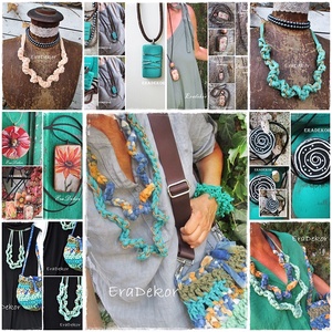 Dekoratív  nyakláncok  1db - ékszer - nyaklánc - medálos nyaklánc - Meska.hu