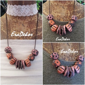 Rusztikus barna árnyalatok 1db - Meska.hu