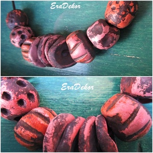 Rusztikus bohém, barna  fantázia  - ékszer - nyaklánc - medálos nyaklánc - Meska.hu