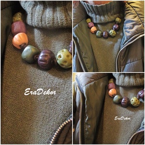 Rusztikus bohém,  fantázia nyaklánc - ékszer - nyaklánc - medálos nyaklánc - Meska.hu