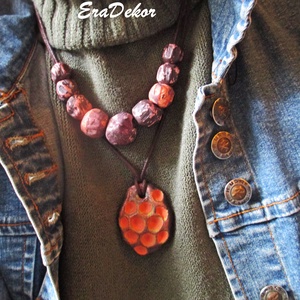 Lazac szerelem nyaklánc - ékszer - nyaklánc - medálos nyaklánc - Meska.hu