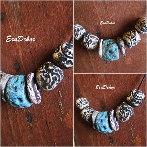 Rusztikusan bohém,  fantázia nyaklánc - ékszer - nyaklánc - medálos nyaklánc - Meska.hu