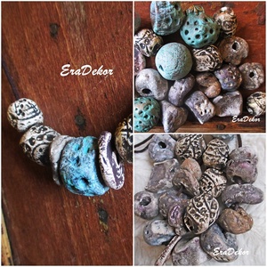 Rusztikusan bohém,  fantázia nyaklánc - ékszer - nyaklánc - medálos nyaklánc - Meska.hu