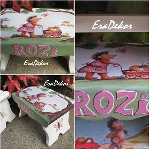 Festett sámli, ajándék kislánynak keresztelőre - játék & sport - plüssállat & játékfigura - süni - Meska.hu