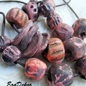 Rusztikus barna árnyalatok 1db - ékszer - nyaklánc - hosszú nyaklánc - Meska.hu