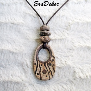 2db Rusztikus nyaklánc - ékszer - nyaklánc - medálos nyaklánc - Meska.hu