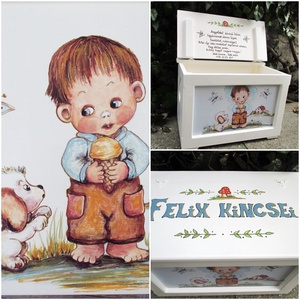 Játéktároló láda a gyerekszobába - Meska.hu