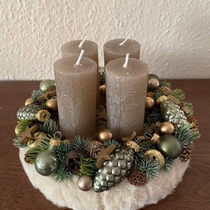 Adventi koszorú - Meska.hu