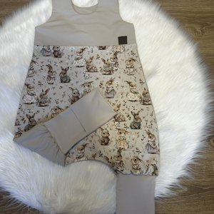 Nyuszis tipegő hálózsák, 92-es méret, Baba - mama, Babaruházat, Baba hálózsák, bundazsák, Varrás, MESKA