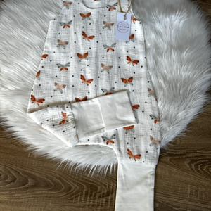 Pillangós duplagéz tipegő hálózsák � Kamáslis, méretváltós kivitel , Baba - mama, Babaruházat, Tipegőhálózsák, , MESKA