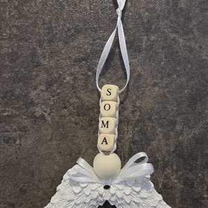 Névre szóló karácsonyfadísz - Angyalszárny  - karácsony - karácsonyi lakásdekoráció - karácsonyfadíszek - Meska.hu Névre szóló karácsonyfadísz - Angyalszárny  - karácsony - karácsonyi lakásdekoráció - karácsonyfadíszek - Meska.hu