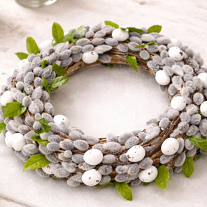 Húsvéti asztaldísz barkával - Meska.hu