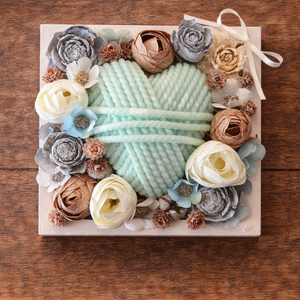 Szív kollekció- barna, Otthon & Életmód, Dekoráció, Asztal és polc dekoráció, Asztaldísz, Virágkötés, MESKA