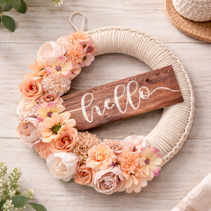 Tavaszi hello kopogtató  - Meska.hu