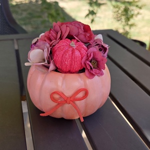  Pink Tökvarázs - otthon & életmód - dekoráció - asztal és polc dekoráció - asztaldísz - Meska.hu