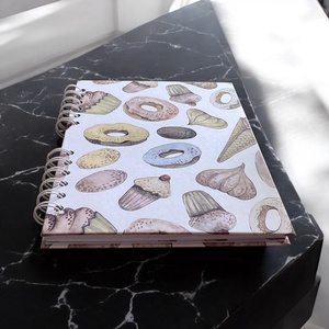Recept könyv, Otthon & Életmód, Papír, írószer, Jegyzetfüzet & Napló, Könyvkötés, Scrapbook, MESKA