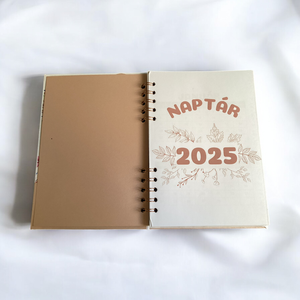 Rose gold naptár - otthon & életmód - papír, írószer - jegyzetfüzet & napló - Meska.hu